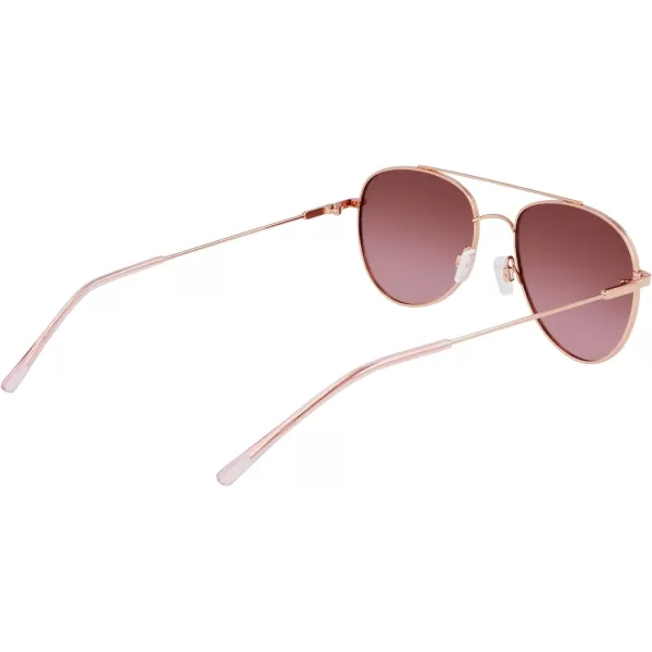 NAUTICA N2244S Polarized Pilot Sunglasses Rose Gold One SizeNAUTICA N2244S Polarized Pilot Sunglasses Rose Gold One Size