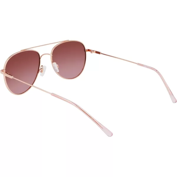 NAUTICA N2244S Polarized Pilot Sunglasses Rose Gold One SizeNAUTICA N2244S Polarized Pilot Sunglasses Rose Gold One Size