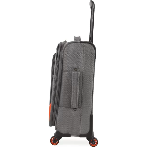 NAUTICA Pathfinder 2pc Softside Luggage Set GreyOrangeGreyOrange