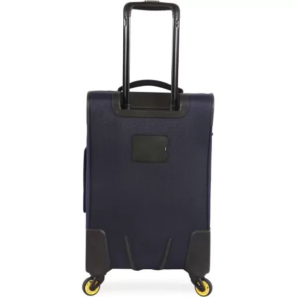 NAUTICA Pathfinder 2pc Softside Luggage Set GreyOrangeNavyYellow