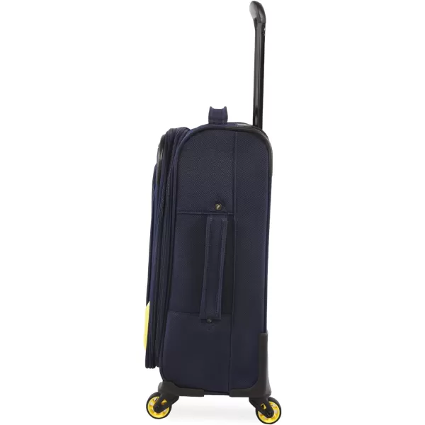 NAUTICA Pathfinder 2pc Softside Luggage Set GreyOrangeNavyYellow