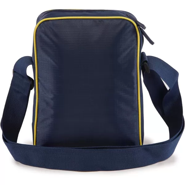 NAUTICA Unisexs Shoulder Bag Grey OrangeNavy Yellow