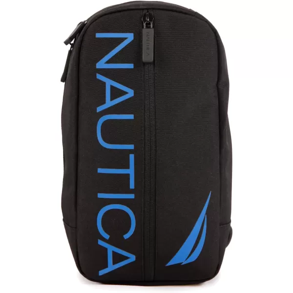 NAUTICA Unisexs Sling Bag NavyYellowBlack Blue