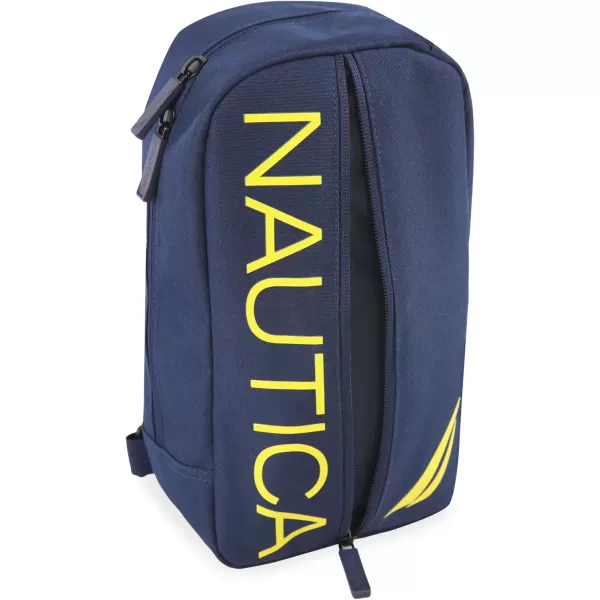 NAUTICA Unisexs Sling Bag NavyYellowNavyYellow