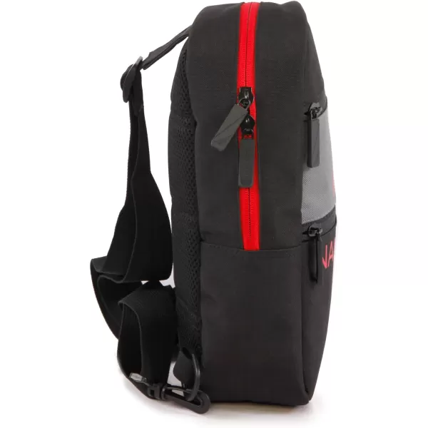 NAUTICA Unisexs Sling Shoulder Bag Navy YellowBlack Red