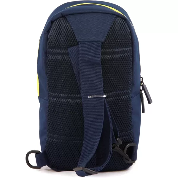 NAUTICA Unisexs Sling Shoulder Bag Navy YellowNavy Yellow