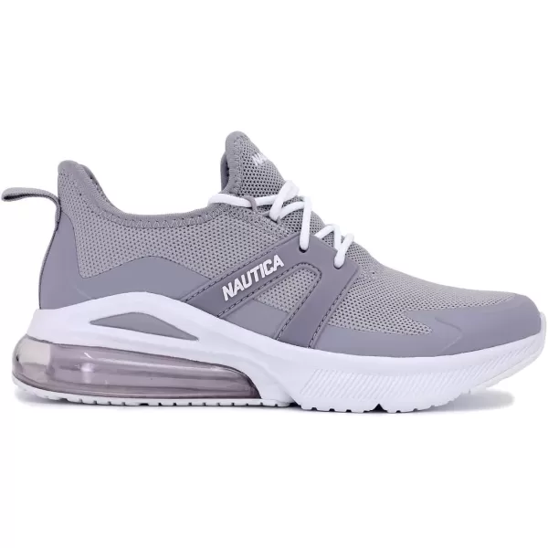 NAUTICA Women Fashion Sneaker LaceUp Jogger Running Shoe Casual Walking SneakerAratagrey