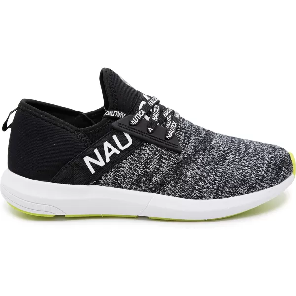 NAUTICA Women Fashion Sneaker LaceUp Jogger Running Shoe Casual Walking SneakerBeelablack