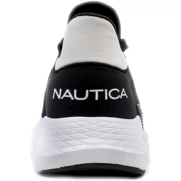 NAUTICA Women Fashion Sneaker LaceUp Jogger Running Shoe Casual Walking SneakerBlackdynelle