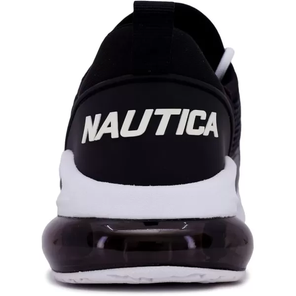 NAUTICA Women Fashion Sneaker LaceUp Jogger Running Shoe Casual Walking SneakerLatigoblack