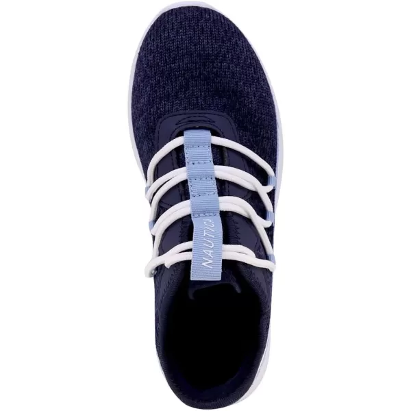 NAUTICA Women Fashion Sneaker LaceUp Jogger Running Shoe Casual Walking SneakerNavyelonora