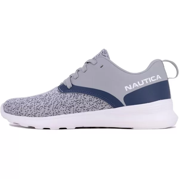 NAUTICA Women Fashion Sneaker LaceUp Jogger Running Shoe Casual Walking SneakerSenkagrey