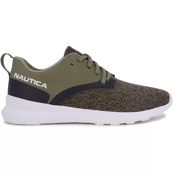 NAUTICA Women Fashion Sneaker LaceUp Jogger Running Shoe Casual Walking SneakerSenkaolive