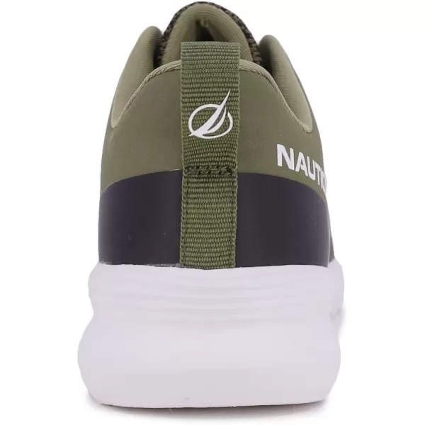 NAUTICA Women Fashion Sneaker LaceUp Jogger Running Shoe Casual Walking SneakerSenkaolive