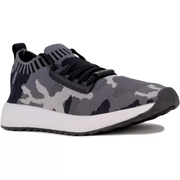 NAUTICA Women Fashion Sneaker LaceUp Jogger Running Shoe Casual Walking SneakerZylablack Camo