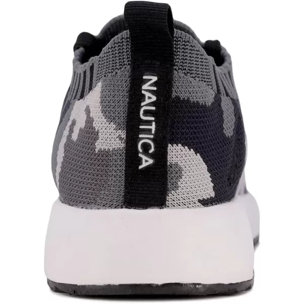 NAUTICA Women Fashion Sneaker LaceUp Jogger Running Shoe Casual Walking SneakerZylablack Camo