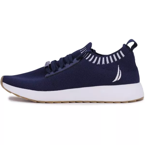 NAUTICA Women Fashion Sneaker LaceUp Jogger Running Shoe Casual Walking SneakerZylanavy Knit