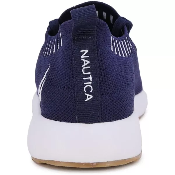 NAUTICA Women Fashion Sneaker LaceUp Jogger Running Shoe Casual Walking SneakerZylanavy Knit