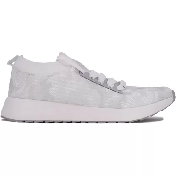 NAUTICA Women Fashion Sneaker LaceUp Jogger Running Shoe Casual Walking SneakerZylawhite Camo