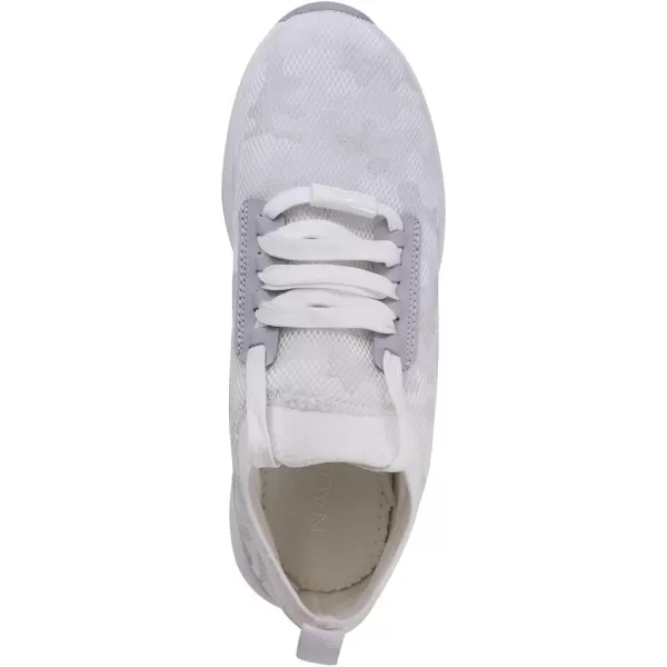 NAUTICA Women Fashion Sneaker LaceUp Jogger Running Shoe Casual Walking SneakerZylawhite Camo
