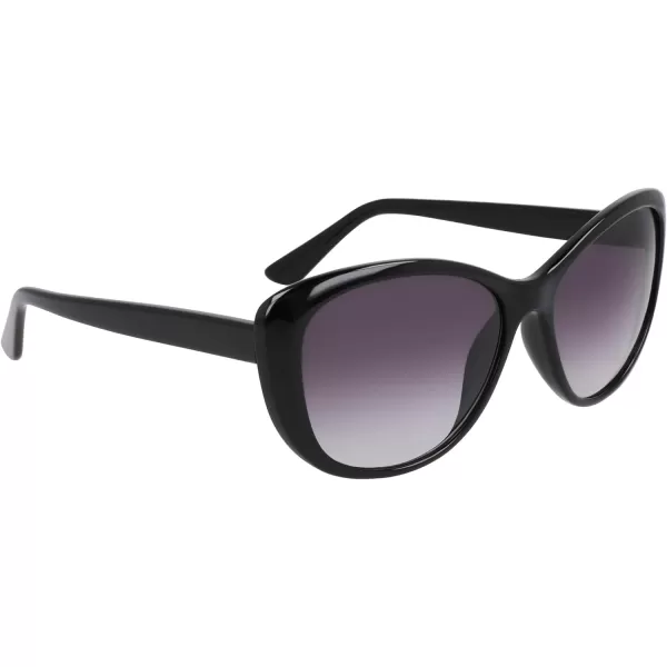 NAUTICA Womens N2242S Oval Sunglasses Black One SizeNAUTICA Womens N2242S Oval Sunglasses Black One Size