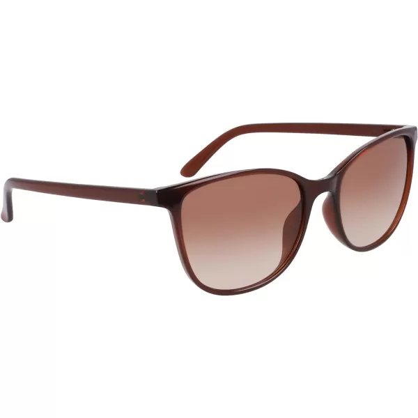 NAUTICA Womens N2243s Rectangular SunglassesCrystal Brown