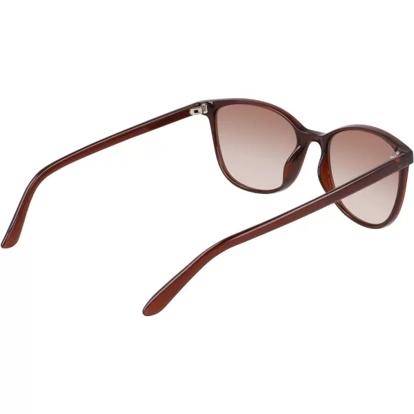 NAUTICA Womens N2243s Rectangular SunglassesCrystal Brown