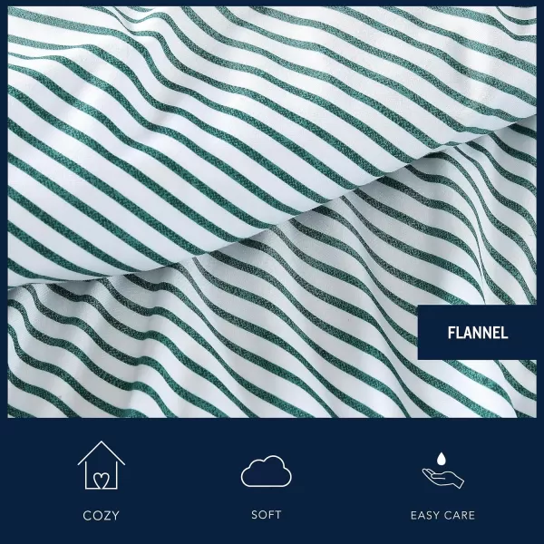 Nautica  King Sheets Brushed Flannel Bedding Set Soft amp Cozy Bedroom Decor Harmead KingHarmead Full