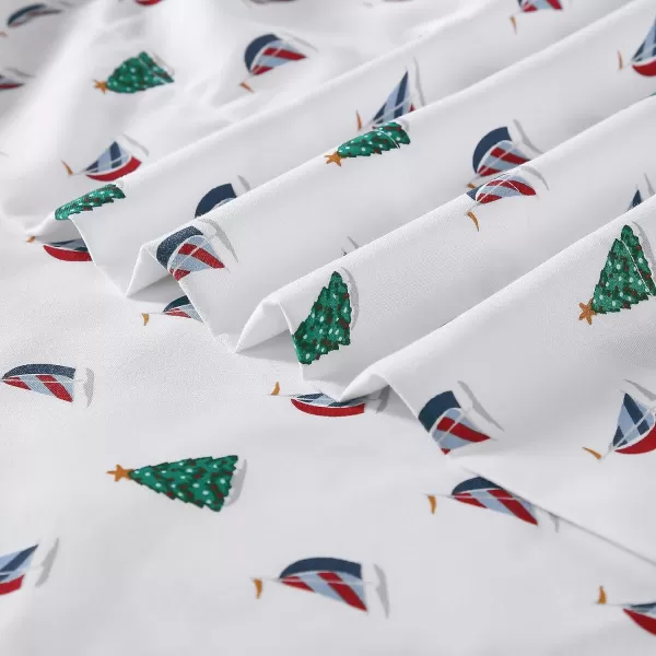 Nautica  King Sheets Brushed Flannel Bedding Set Soft amp Cozy Bedroom Decor Harmead KingHoliday Sails Queen