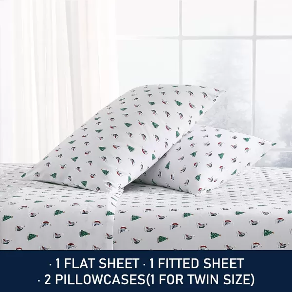 Nautica  King Sheets Brushed Flannel Bedding Set Soft amp Cozy Bedroom Decor Harmead KingHoliday Sails Queen