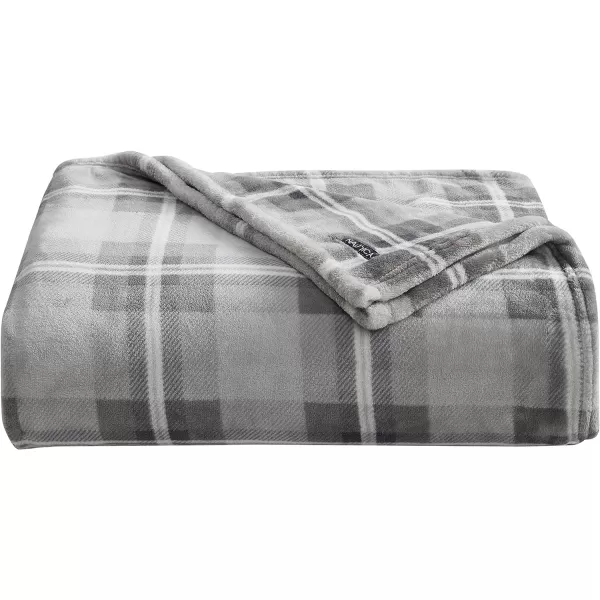 Nautica  Queen Blanket Super Soft Plush Fleece Bedding Warm amp Cozy Home Decor Lewes Grey QueenKing Lewes Grey