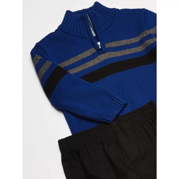 Nautica Baby Boys 2Piece Pullover Sweater and Pants SetAcademy Blue