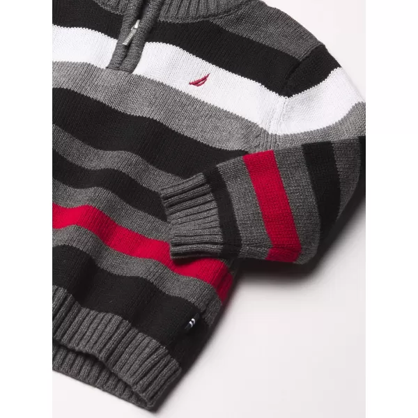 Nautica Baby Boys 2Piece Pullover Sweater and Pants SetCharcoal Heather