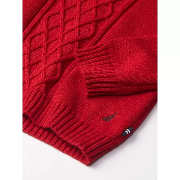 Nautica Baby Boys 2Piece Pullover Sweater and Pants SetRoasted Rouge