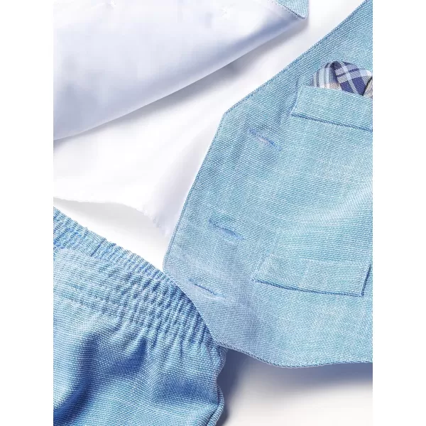 Nautica Baby Boys 4Piece Set with Dress Shirt Vest Pants and TieWave Runner