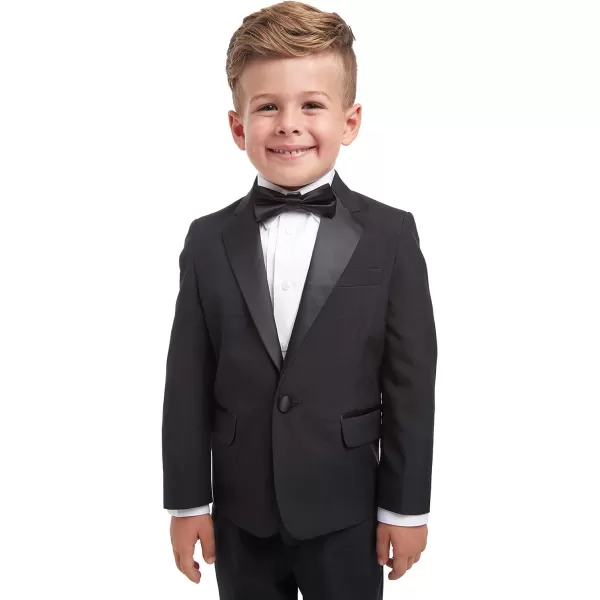 Nautica Baby Boys 4Piece Tuxedo with Dress Shirt Bow Tie Jacket and PantsBlack