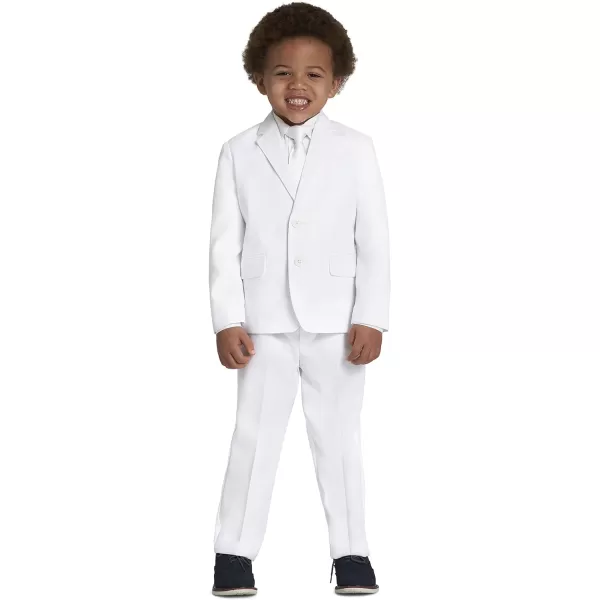 Nautica Baby Boys 4Piece Tuxedo with Dress Shirt Bow Tie Jacket and PantsWhite