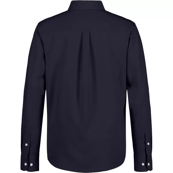 Nautica Big Boys School Uniform Long Sleeve Performance Oxford ButtonDown ShirtNavy