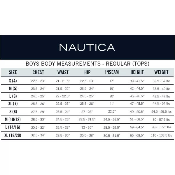 Nautica Big Boys School Uniform Long Sleeve Performance Oxford ButtonDown ShirtNavy