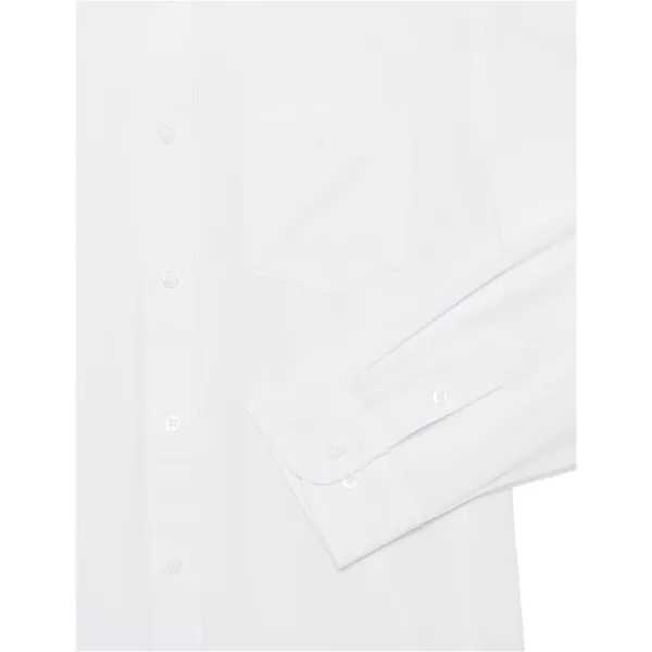 Nautica Big Boys School Uniform Long Sleeve Performance Oxford ButtonDown ShirtWhite