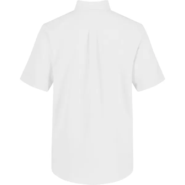 Nautica Big Boys School Uniform Short Sleeve Performance Oxford ButtonDown ShirtWhite
