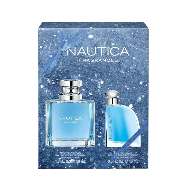 Nautica Blue Sail Eau de Toilette for Men 05 Fluid Ounce2 Piece Set 110 Fl Oz Pack of 2