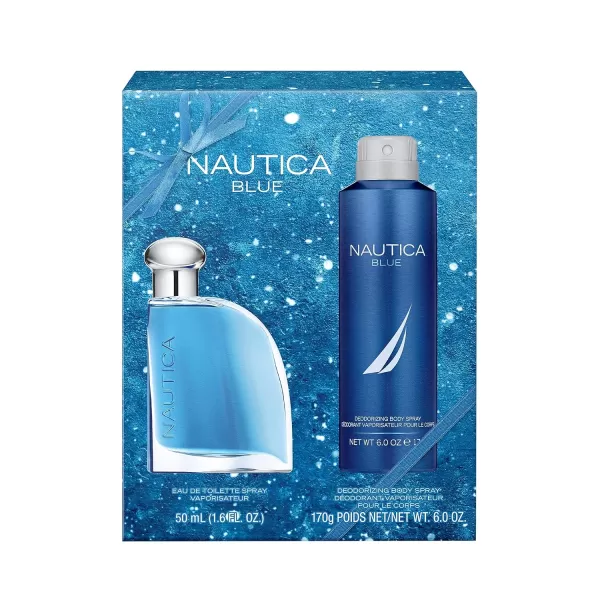 Nautica Blue Sail Eau de Toilette for Men 05 Fluid Ounce2 Piece Set 385 Fl Oz Pack of 2