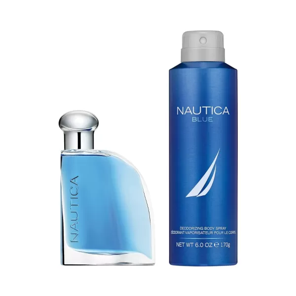 Nautica Blue Sail Eau de Toilette for Men 05 Fluid OunceModern 2 Piece Set 16 Fl Oz  60 Ounce Body Spray