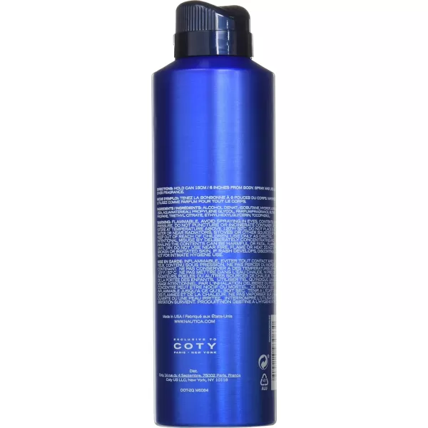 Nautica Blue Sail Mens Deodorizing Body Spray 6 Fl OzNautica Blue Sail Mens Deodorizing Body Spray 6 Fl Oz