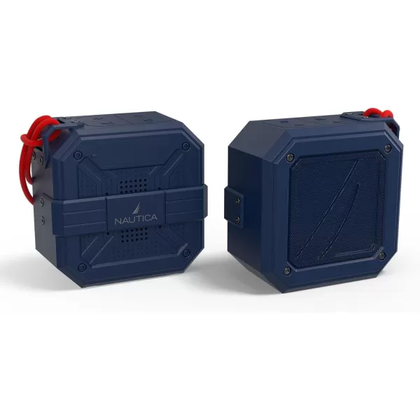 Nautica Bluetooth Portable Speaker Waterproof Wireless Speaker Outdoor Speaker Bluetooth Patio Speakers Loud Sound Clear Audio USB Drive 15Hour Playtime BlackKhakiNAVYNAVY