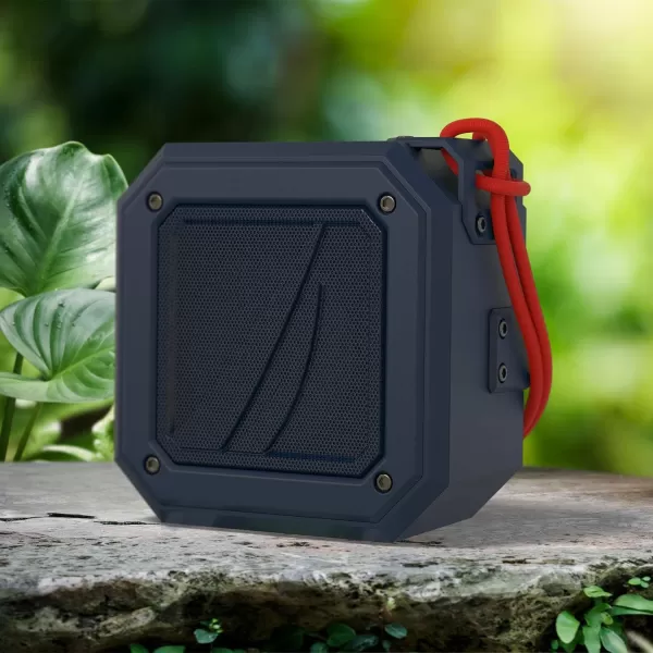 Nautica Bluetooth Portable Speaker Waterproof Wireless Speaker Outdoor Speaker Bluetooth Patio Speakers Loud Sound Clear Audio USB Drive 15Hour Playtime BlackKhakiNAVYNAVY