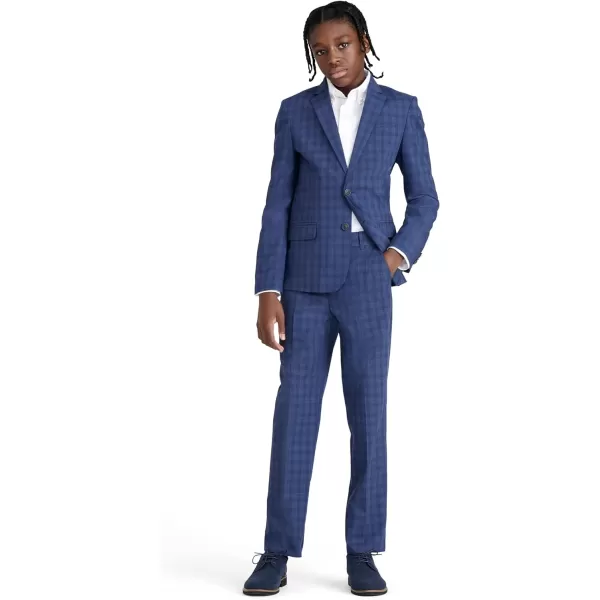 Nautica Boys 2Piece Formal SuitFlag Blue Stripe