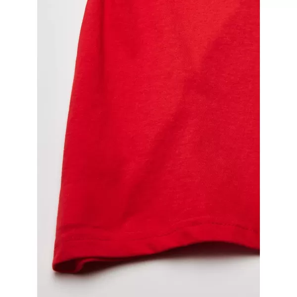 Nautica Boys Big Short Sleeve Solid VNeck TShirtFiery Red