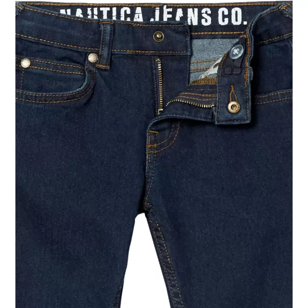 Nautica Boys Classic Fit Straight Leg Denim Jeans 5Pocket Style Zipper Fly amp Button ClosureNaval Yard Quinn 13b